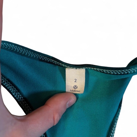 Lululemon Clouded Dreams Cosmic Green Cool Racerback Tank Top - Picture 4 of 5